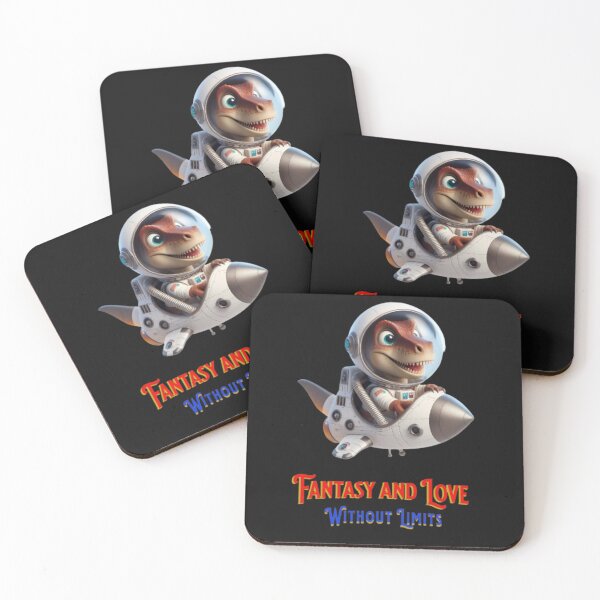 Item preview, Fantasy and love without limits. astronaut dinosaur designed and sold by I-love-music.