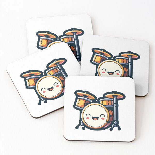 Item preview, Happy Beats Drum Set - Joyful Drum Kit Character designed and sold by Akioos.