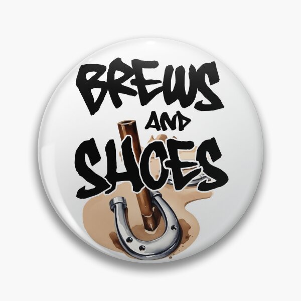 Item preview, Brew and Shoes Horseshoe Design designed and sold by AnamCaraGraphics.