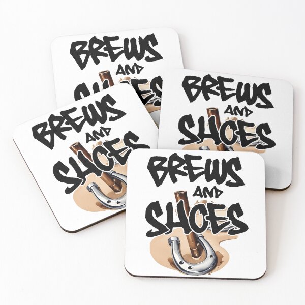 Item preview, Brew and Shoes Horseshoe Design designed and sold by AnamCaraGraphics.