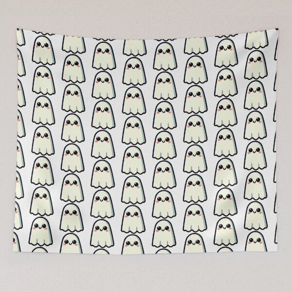 Item preview, Cheerful Ghost Buddy - Cute Friendly Ghost  designed and sold by Akioos.