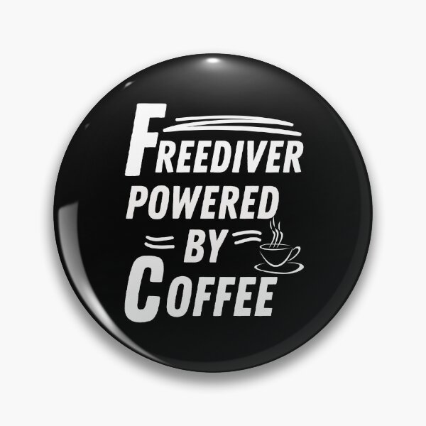 Item preview, Freediver powered by coffee designed and sold by annoying-shirts.