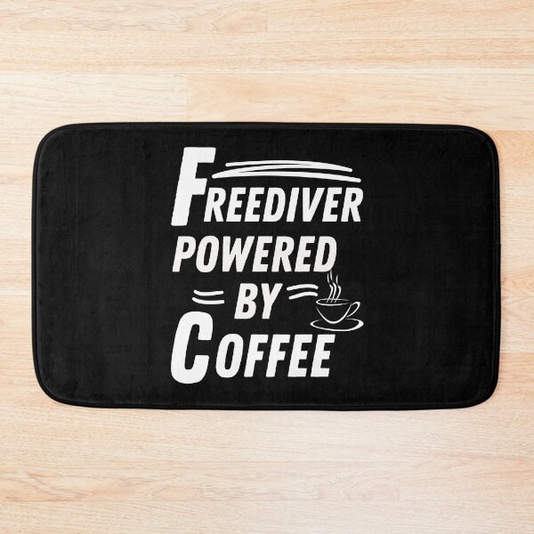 Item preview, Freediver powered by coffee designed and sold by annoying-shirts.