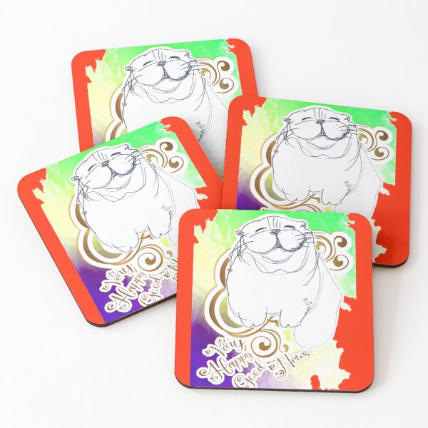 Item preview, Very Happy Good News Cat (drawing by ACCI)  designed and sold by VanyssaGraphics.
