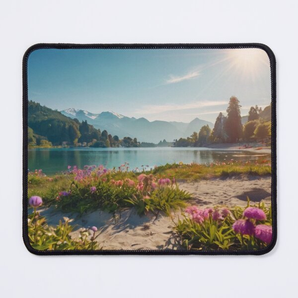 Item preview, Serene Lake Shore Sanctuary designed and sold by BlareBlare.
