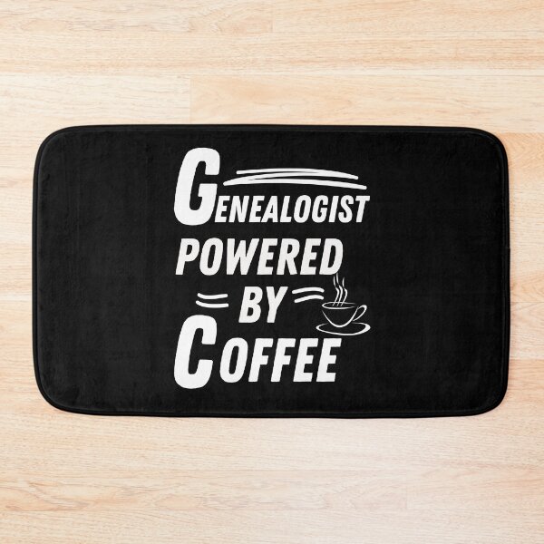 Item preview, Genealogist powered by coffee designed and sold by annoying-shirts.