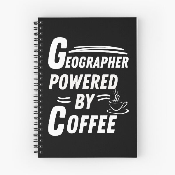 Item preview, Geographer powered by coffee designed and sold by annoying-shirts.
