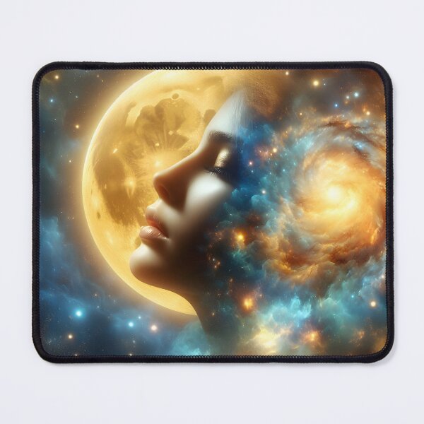 Item preview, Galactic Goddess: Celestial Harmony designed and sold by AI-Only Creations.