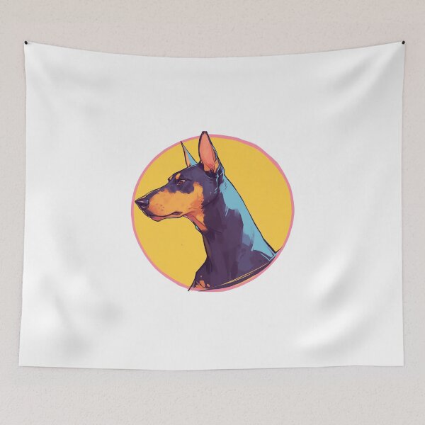 Item preview, Doberman owner // Aesthetic doberman pinscher // aesthetic dog // dog guard sticker // Animal Art // Beautiful dog art // Animal Cute Art // Doberman designed and sold by SMARTKIT  DESIGNAGENCY.