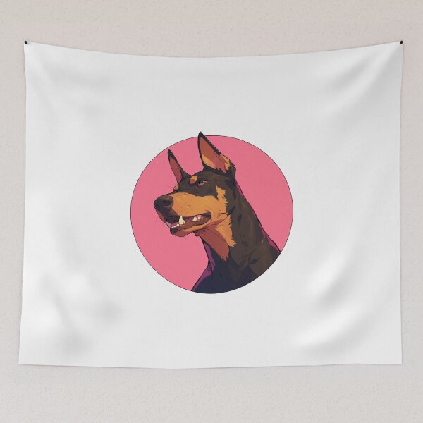Item preview, Doberman owner // Aesthetic doberman pinscher // aesthetic dog // dog guard sticker // Animal Art // Beautiful dog art // Animal Cute Art // Doberman designed and sold by SMARTKIT  DESIGNAGENCY.