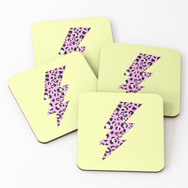 Item preview, Pink cheetah lightning bolt. Leopard pink. designed and sold by CoCoArt-Ua.