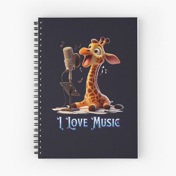 Item preview, Love for the music. A singing giraffe designed and sold by I-love-music.