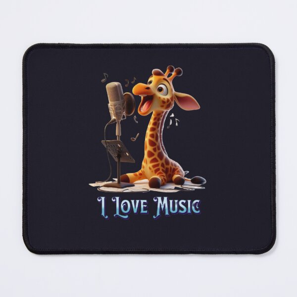 Item preview, Love for the music. A singing giraffe designed and sold by I-love-music.