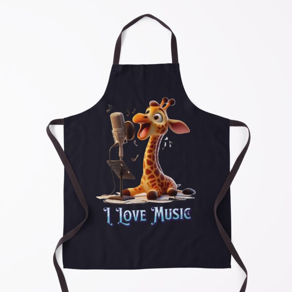 Item preview, Love for the music. A singing giraffe designed and sold by I-love-music.