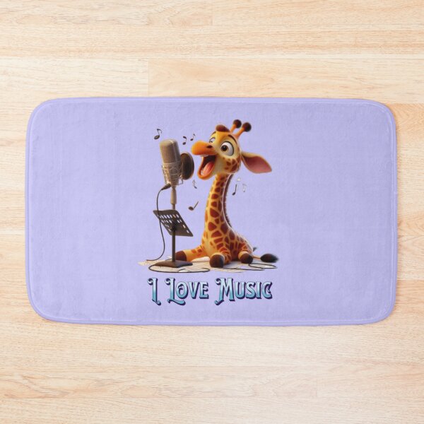 Item preview, Love for the music. A singing giraffe designed and sold by I-love-music.