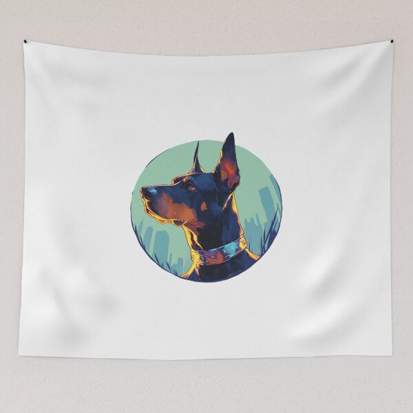Item preview, Doberman owner // Aesthetic doberman pinscher // aesthetic dog // dog guard sticker // Animal Art // Beautiful dog art // Animal Cute Art // Doberman designed and sold by SMARTKIT  DESIGNAGENCY.