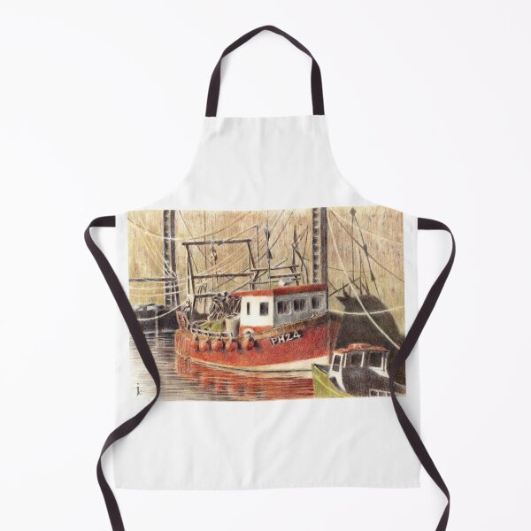 Item preview, Padstow harbour coloured pencil for charity designed and sold by JayTCee.