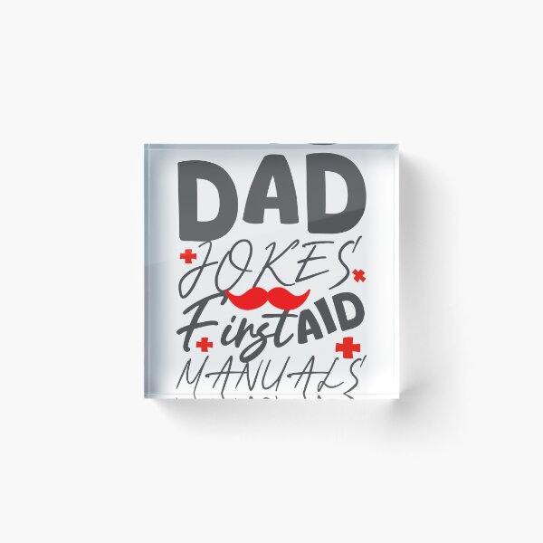 Item preview, Dad joke, first aid manual, father's day  designed and sold by Abibless1998.