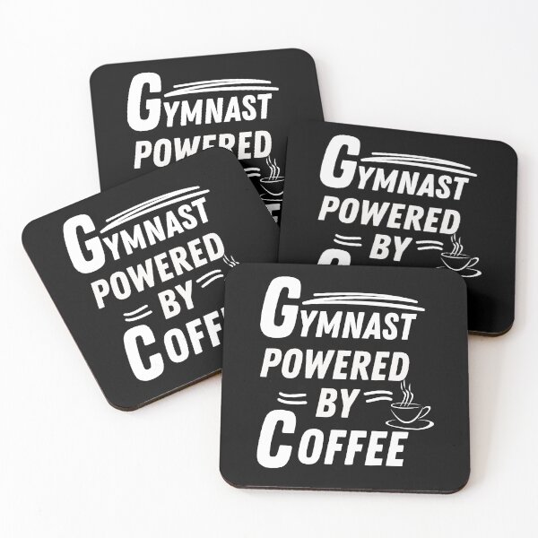 Item preview, Gymnast powered by coffee designed and sold by annoying-shirts.