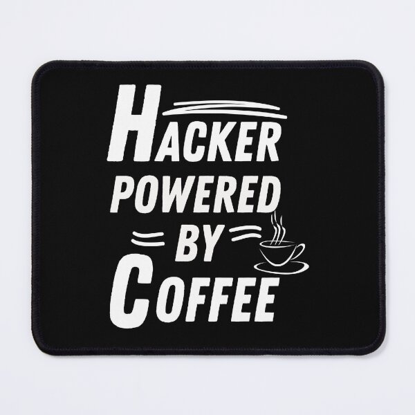 Item preview, Hacker powered by coffee designed and sold by annoying-shirts.