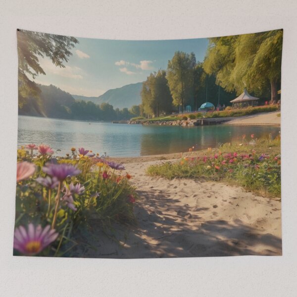 Item preview, Lakeside Blossom Bliss designed and sold by BlareBlare.