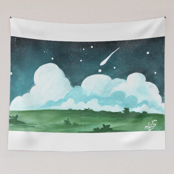 Item preview, Clouds over a countryside designed and sold by Maeymaymay.
