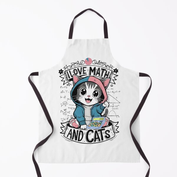 Item preview, I Love Math And Cats Math Teacher and Mathematics Lovers designed and sold by ColorFlick.