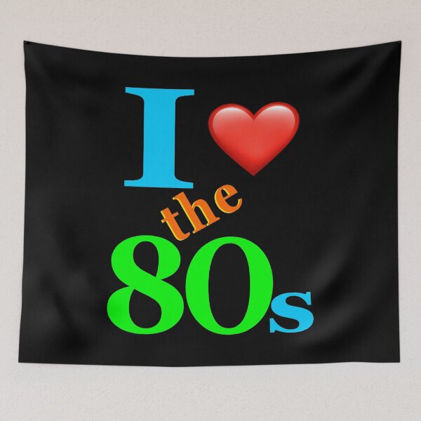Item preview, The top 10 best 1980s night Bright colors eighties I love the 80s clothing for  women and men designed and sold by Artonmytee.