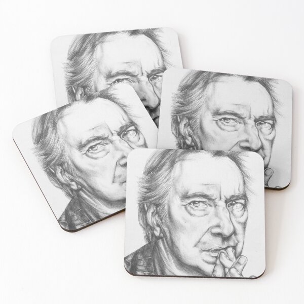 Item preview, Alan Rickman Biro Portrait designed and sold by MelissaQuinnArt.