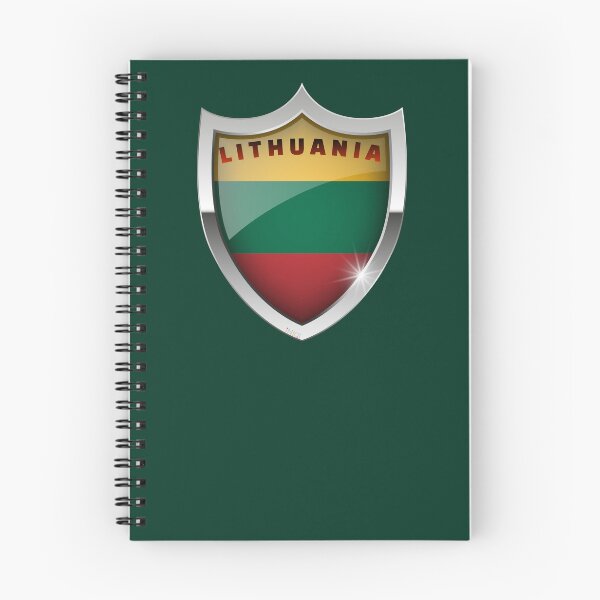 Item preview, LITHUANIA Flag Lithuanian Shield Flag Sticker T-Shirt 02 designed and sold by LocationInks.