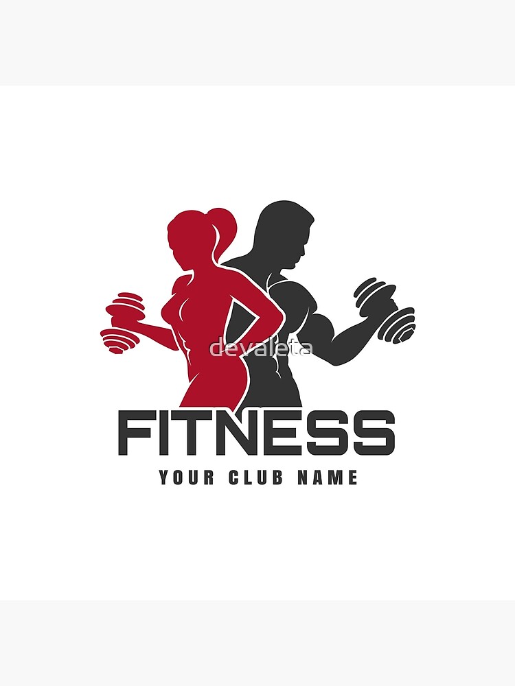 fitness club logo 9489091 Vector Art at Vecteezy