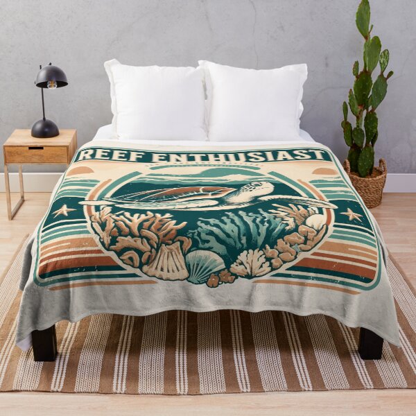 Item preview, Reef Enthusiast Design, Vintage Water Turtle Design designed and sold by FinFriends.