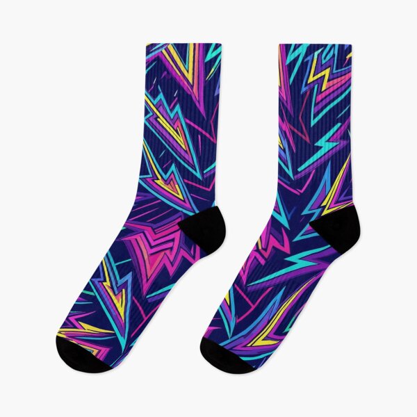 Item preview, Seamless Pattern of Vibrant Neon Lights Flashing. designed and sold by SuraSu.