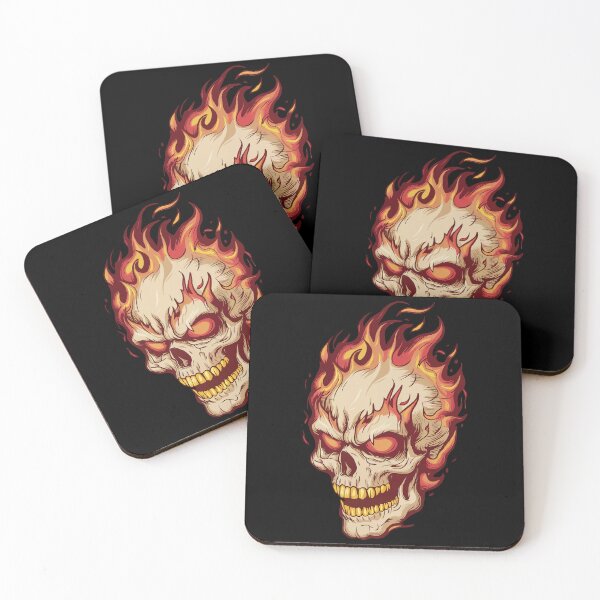 Item preview, Flaming Skull designed and sold by Angry Swan Designs.
