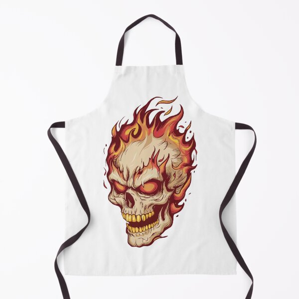 Item preview, Flaming Skull designed and sold by Angry Swan Designs.