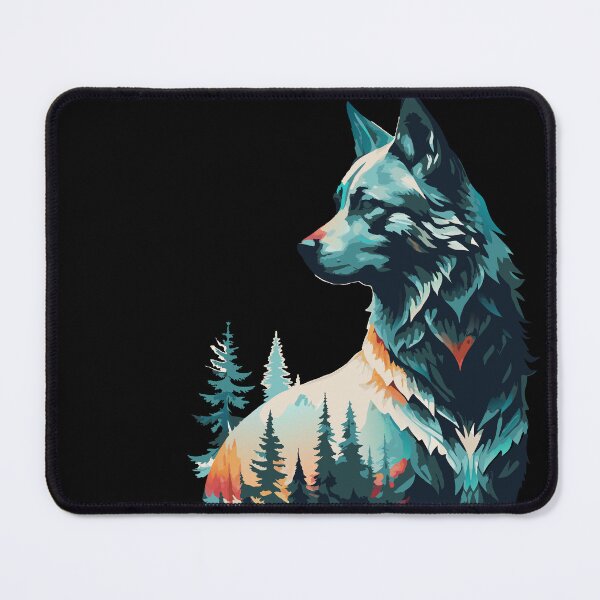 Item preview, Majestic Wolf Standing on Snow-Capped Mountain designed and sold by BNCH44.