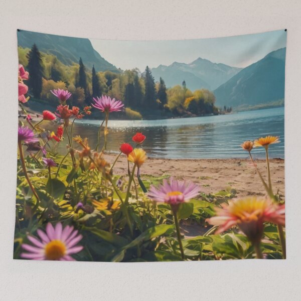 Artikelvorschau, Flower-Fringed Lakefront entworfen und verkauft von BlareBlare.