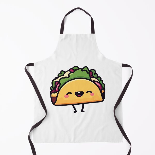 Item preview, Cheerful Taco Character - Cute Food Mascot designed and sold by Akioos.