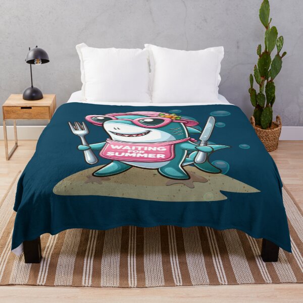 Item preview, Cartoon shark: Waiting for Summer designed and sold by moxdesign.