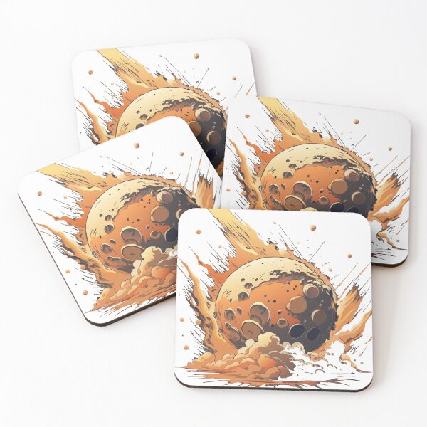 Item preview, Whimsical Moon Explosion: Cartoon Chaos and Desolation designed and sold by BNCH44.