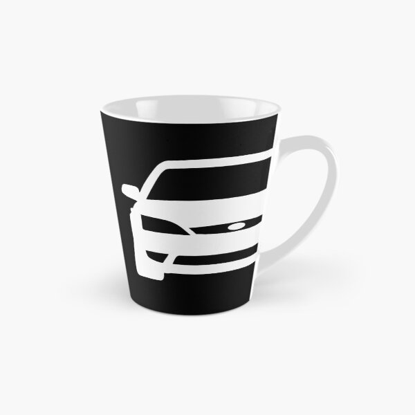 Item preview, Ford Mondeo Mk3 2003-2007 front squared white silhouette art designed and sold by EdimDesign.