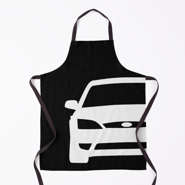 Item preview, Ford Mondeo Mk3 2003-2007 front squared white silhouette art designed and sold by EdimDesign.
