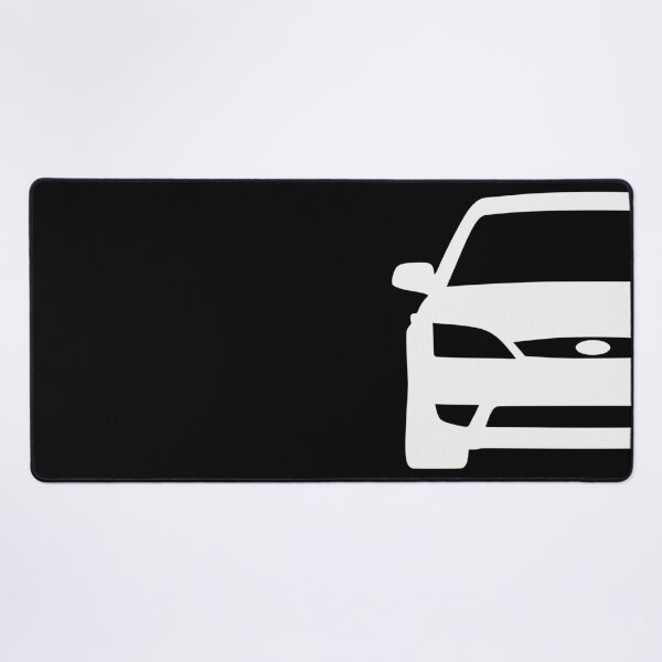 Item preview, Ford Mondeo Mk3 2003-2007 front squared white silhouette art designed and sold by EdimDesign.