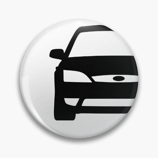 Item preview, Ford Mondeo Mk3 2003-2007 front squared black silhouette art designed and sold by EdimDesign.