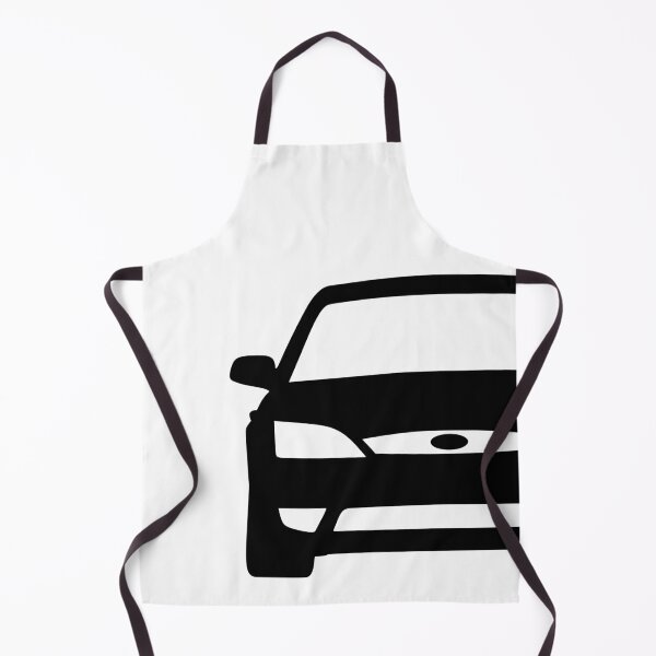 Item preview, Ford Mondeo Mk3 2003-2007 front squared black silhouette art designed and sold by EdimDesign.