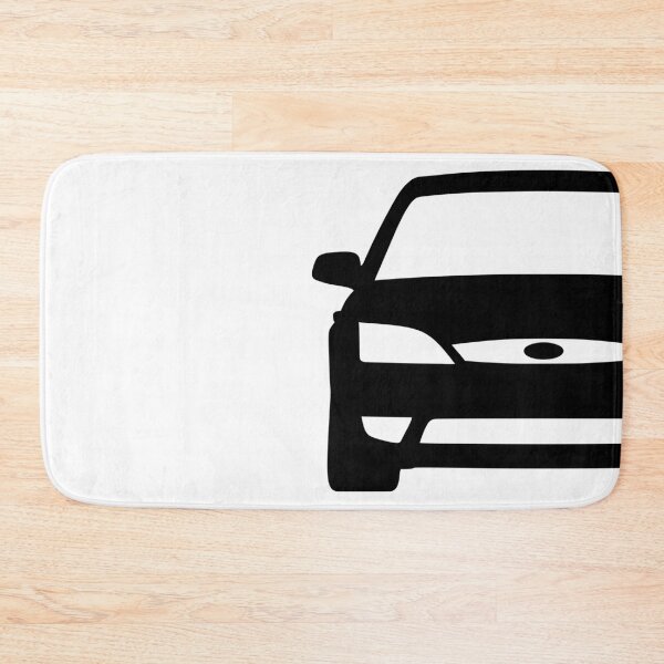 Item preview, Ford Mondeo Mk3 2003-2007 front squared black silhouette art designed and sold by EdimDesign.