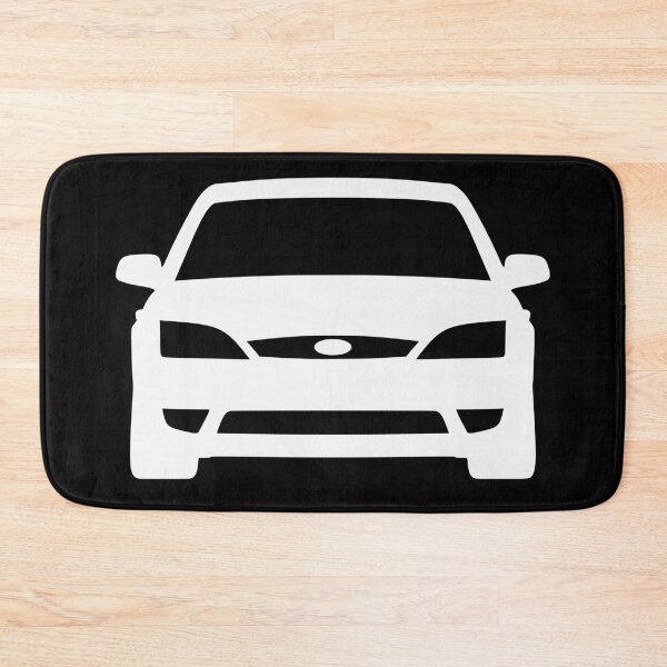 Item preview, Ford Mondeo Mk3 2003-2007 front white silhouette art designed and sold by EdimDesign.
