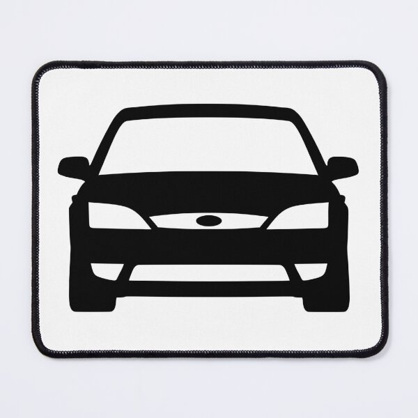 Item preview, Ford Mondeo Mk3 2003-2007 front black silhouette art designed and sold by EdimDesign.