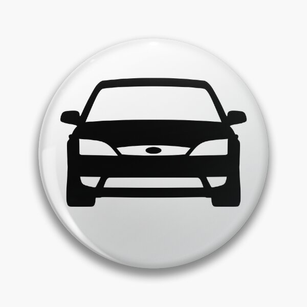 Item preview, Ford Mondeo Mk3 2003-2007 front black silhouette art designed and sold by EdimDesign.