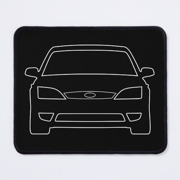 Item preview, Ford Mondeo Mk3 2003-2007 front white lined art designed and sold by EdimDesign.